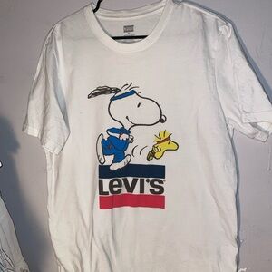 Levi's x Peanuts White T-Shirt